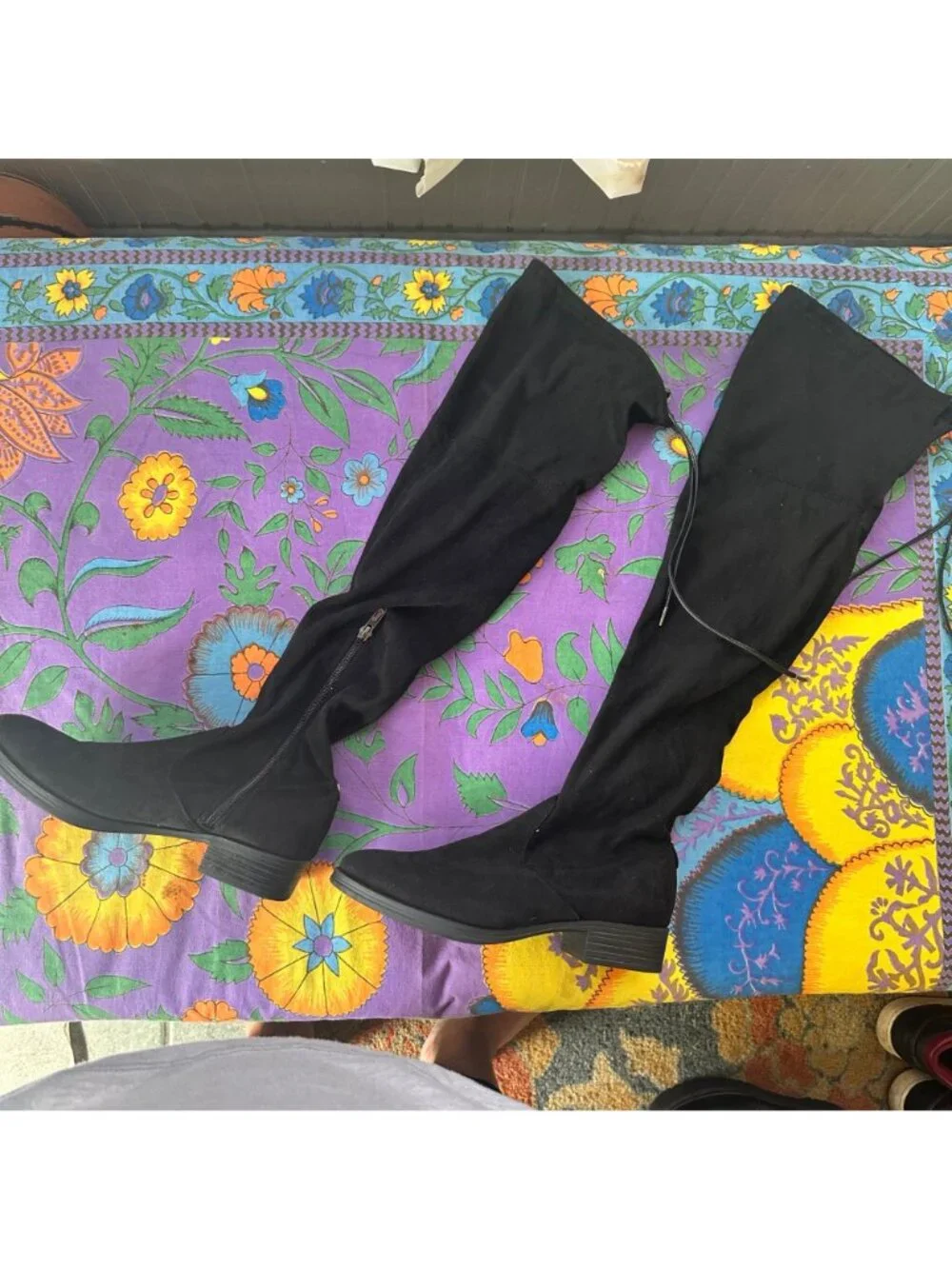 Circus By Sam Edelman Black Over-The-Knee Boots With Side Zipper Size 8